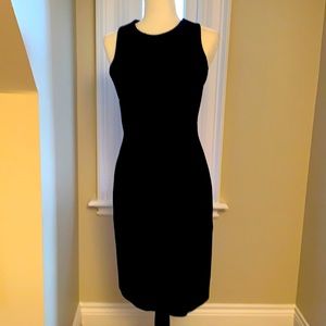Karen Mullen understated curve hugging sheath